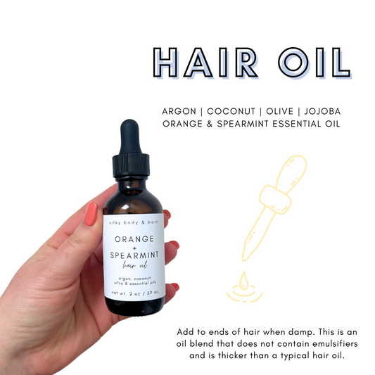 Orange + Spearmint Hair Oil
