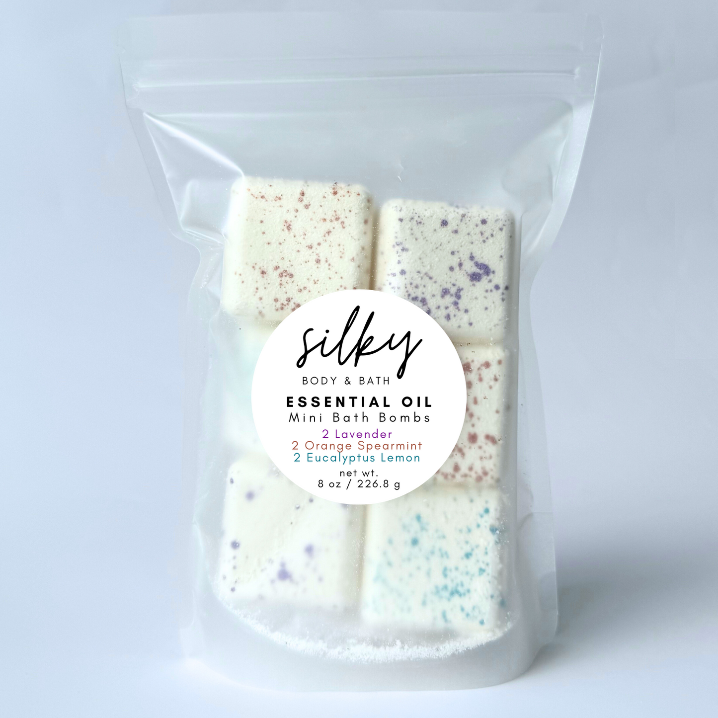 Essential Oil Dye-Free Bath Bombs (QTY 6)