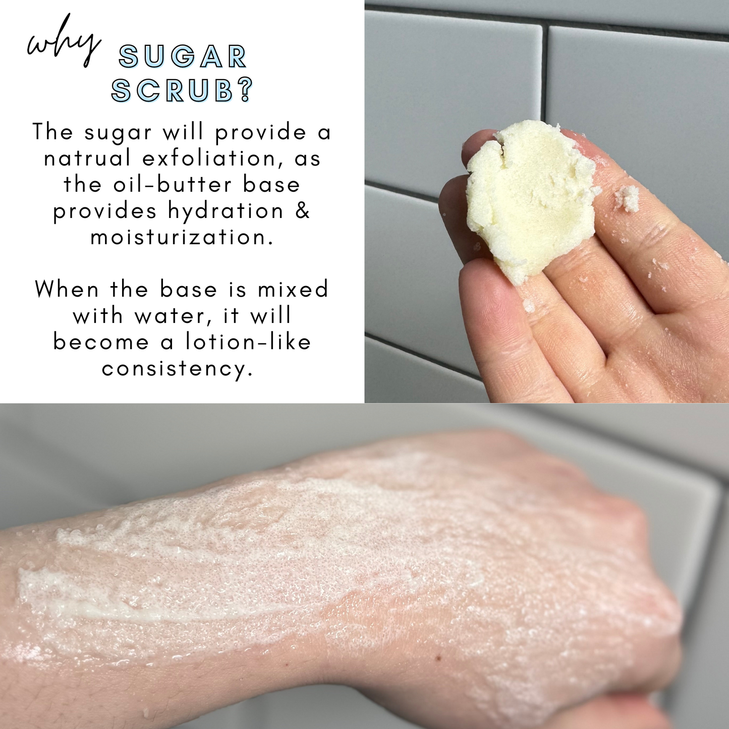 Basic Sugar Scrub (Fragrance-Free)