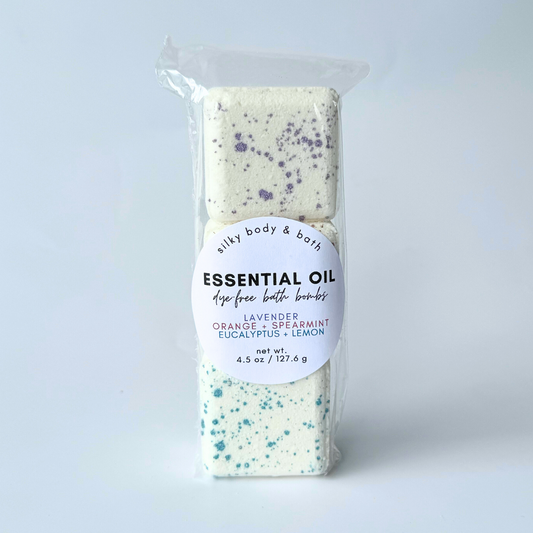 Essential Oil Dye-Free Bath Bombs (QTY 3)