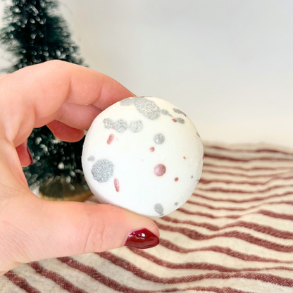 Candy Cane Bath Bomb