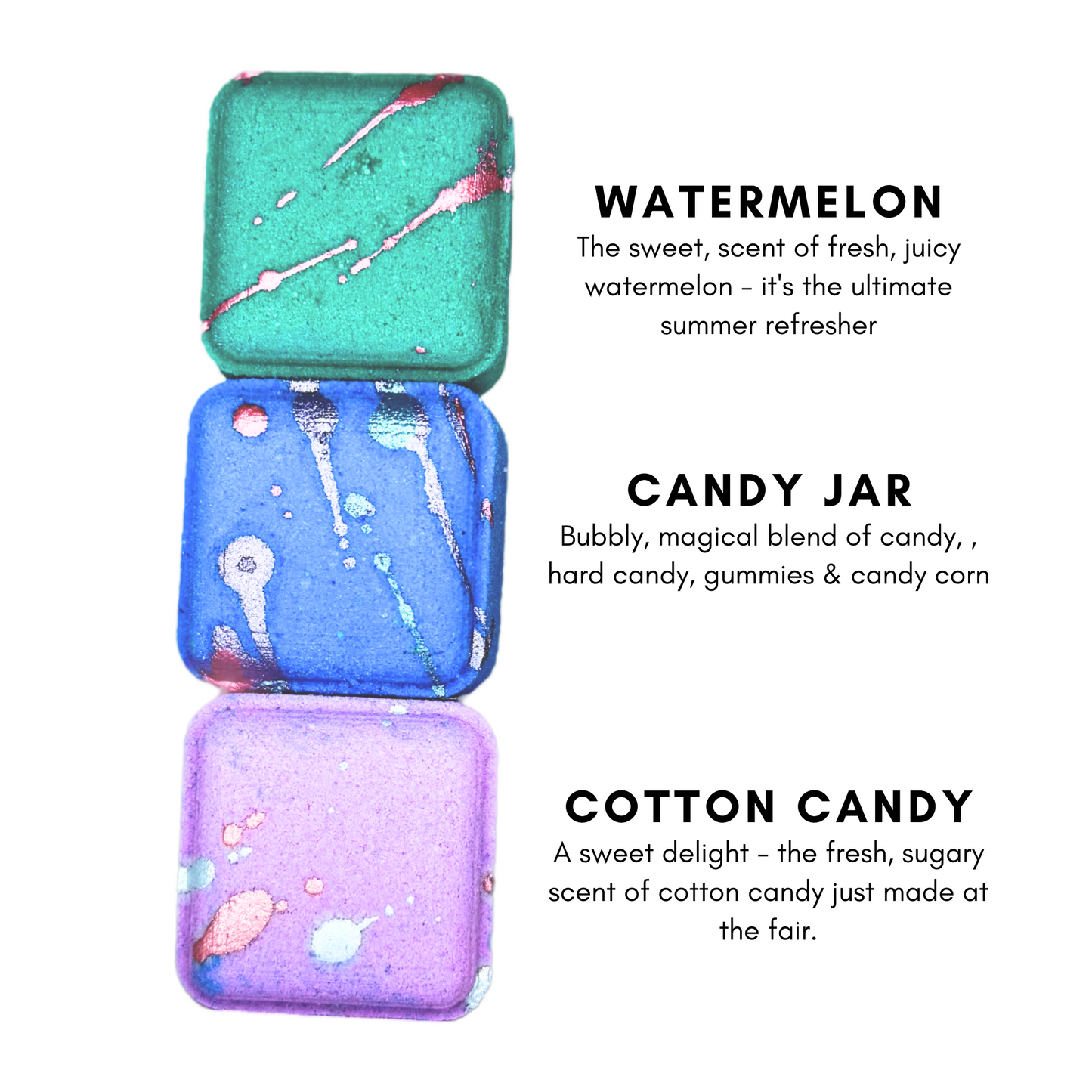 Candy Bath Bombs (QTY 9)