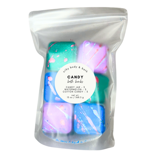 Candy Bath Bombs (QTY 9)