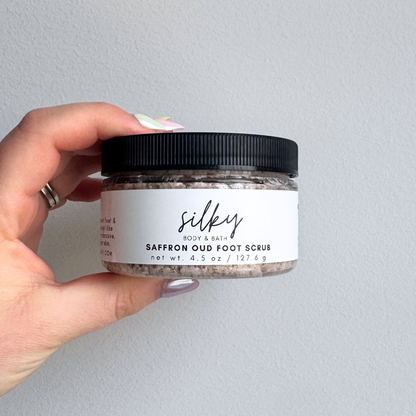 Saffron Oud Foot Scrub