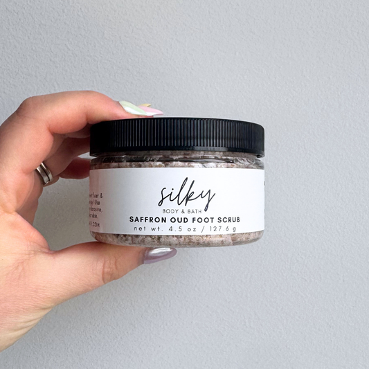 Saffron Oud Foot Scrub