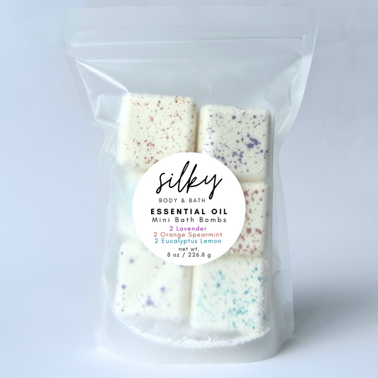 Essential Oil Dye-Free Bath Bombs (QTY 6)