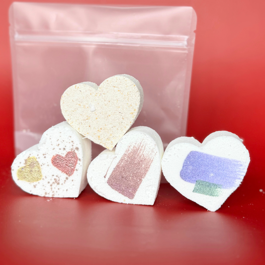 Valentine's Heart Bath Bomb Pack