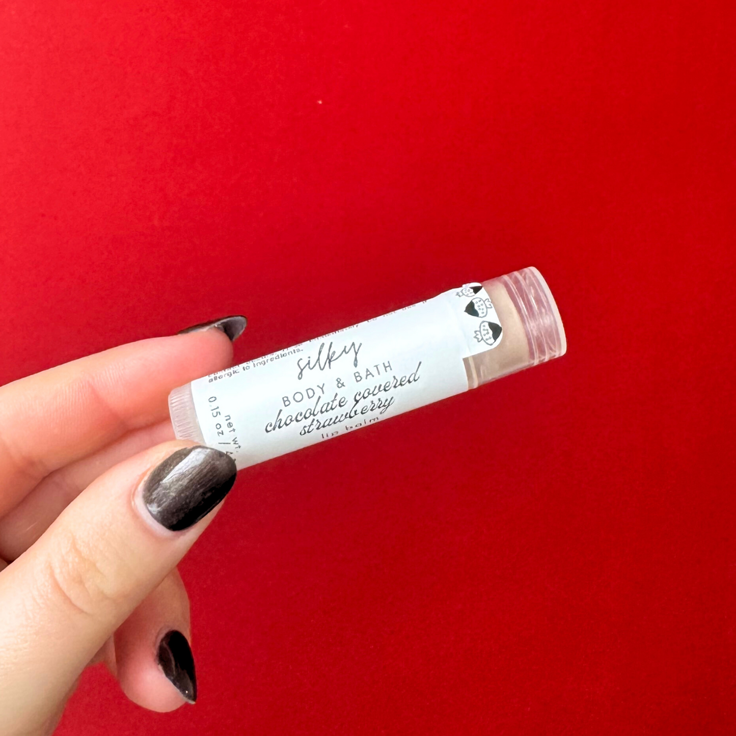 Chocolate Covered Strawberry Lip Balm