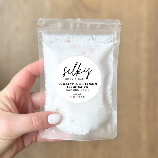 Eucalyptus + Lemon Soaking Salts