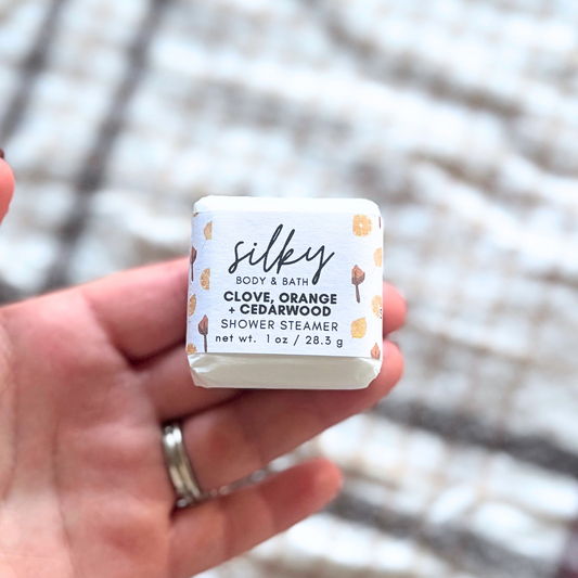 Clove, Orange + Cedarwood Shower Steamer